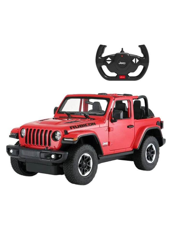 Macchina telecomandata RASTAR 1:14 JEEP WRANGLER RUBICON red