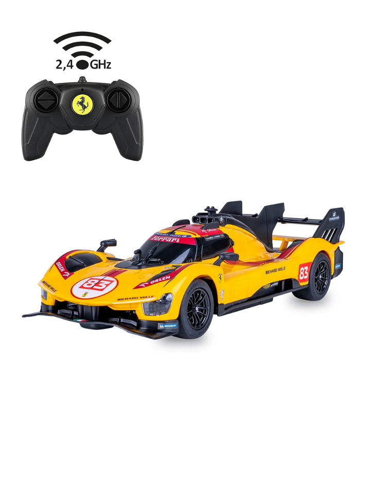 Macchina telecomandata Rastar - R/C control in scala 1:14 FERRARI 499P LE MANS yellow