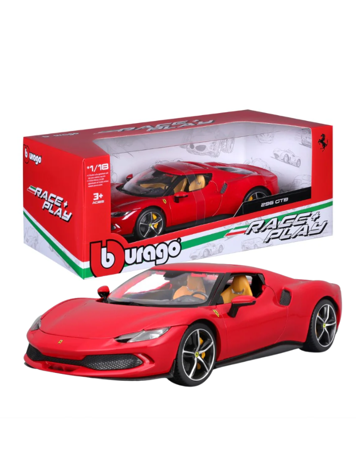 Modellino auto in scala 1:18 FERRARI 296 GTB  red
