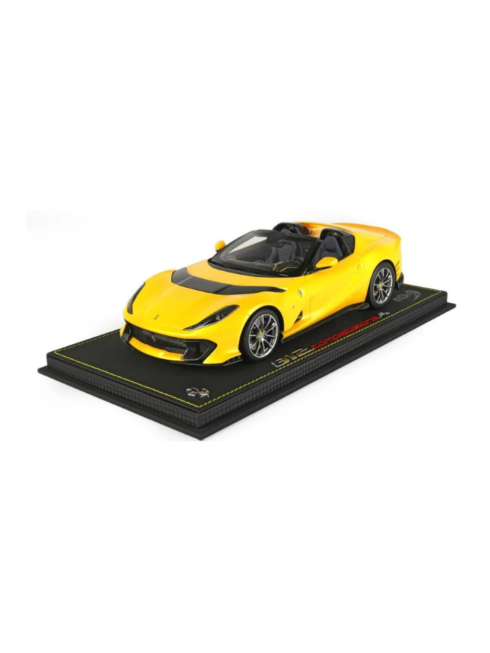 Modellino auto in scala 1:18 FERRARI 812 COMPETIZIONE GIALLO TRISTANO-1