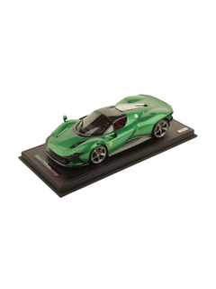 Modellino auto in scala 1:18 FERRARI DAYTONA SP3 GREEN JEWEL LIMITED EDITION-1