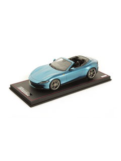 Modellino auto in scala 1:18 FERRARI ROMA SPIDER BLU CORSA LIMITED EDITION-1
