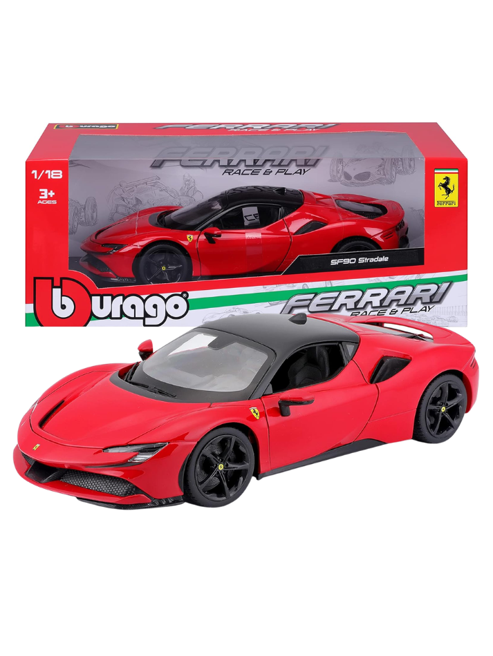 Modellino auto in scala 1:18 FERRARI SF90 STRADALE red-1