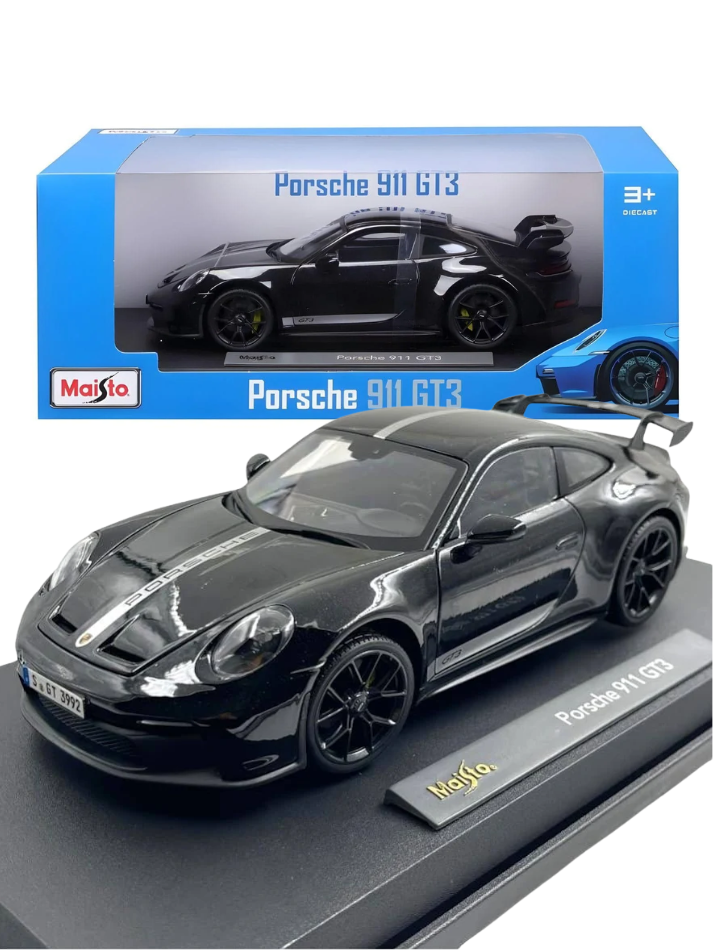 Modellino auto in scala 1:18 PORSCHE 911 GTR BLACK-1