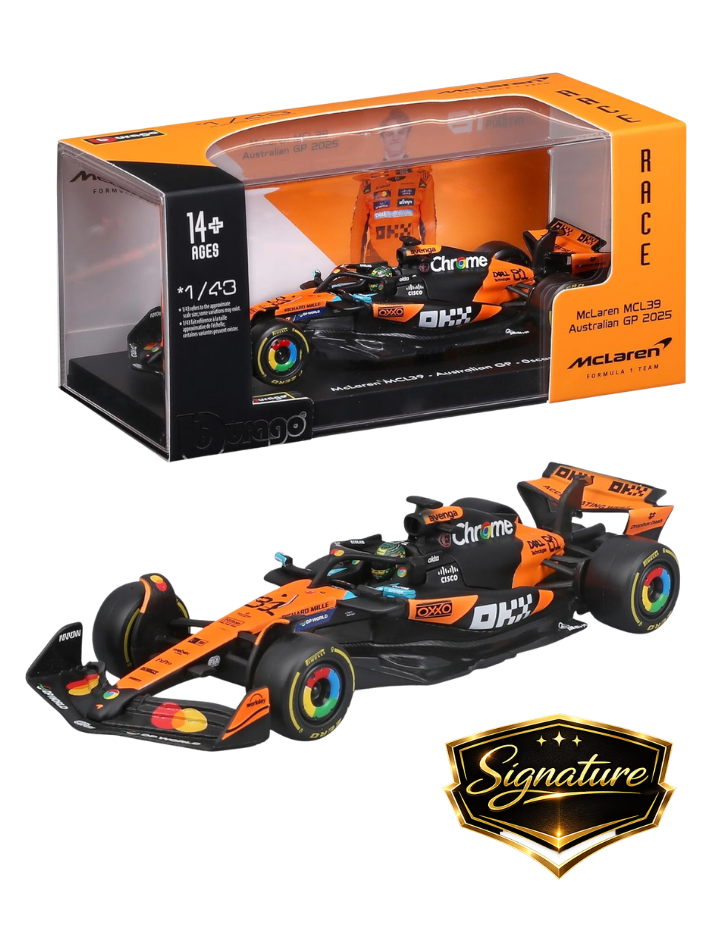 Modellino auto in scala 143 McLAREN - F1 MCL39 2025 #81 PIASTRI-1