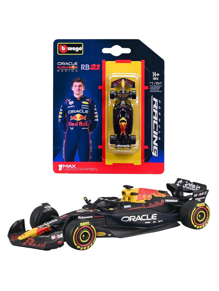 Modellino auto in scala 1:64 RED BULL - F1 RB21 2025 #1 VERSTAPPEN