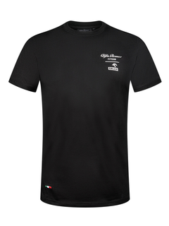 T-shirt da uomo black collezione speciale Monza - Italian GP Alfa Romeo-4