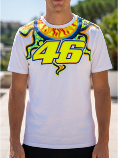 T-shirt da uomo Valentino Rossi Vr46 White-1