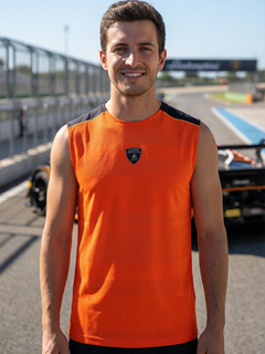 Automobili Lamborghini Erbert Gilet Primo ACTIVEWEAR 2024/25 Arancio/Nero-1