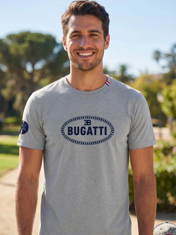 Bugatti T-shirt uomo Grigia-1