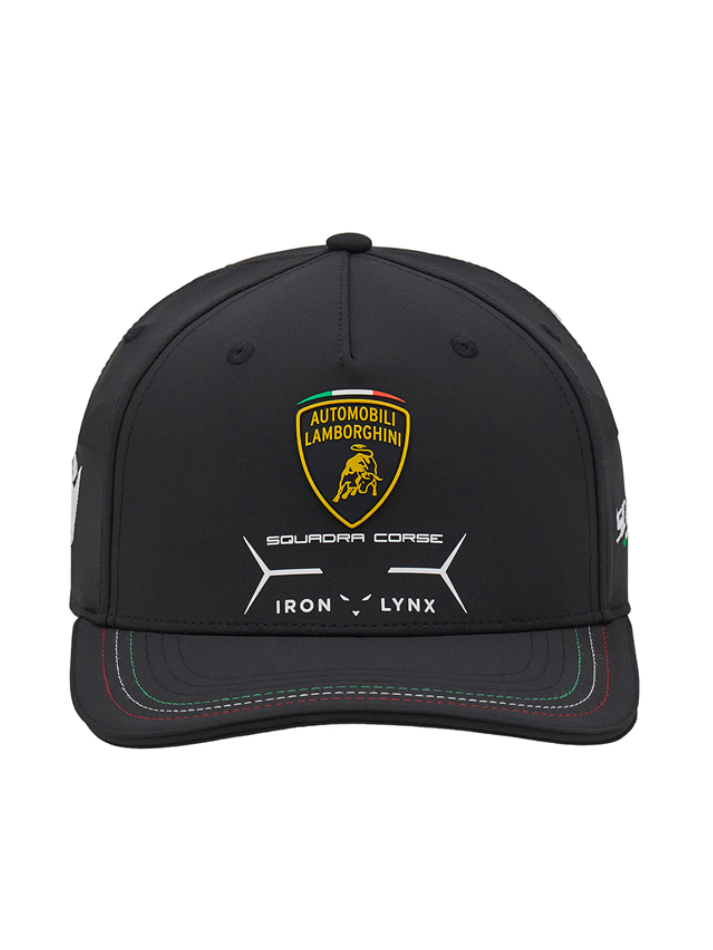 Cappellino Bambino Automobili Lamborghini Squadra Corse LMDH 2024/25 “SC63” Nero-2