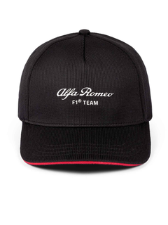 Alfa Romeo Berretto a Visiera Piatta F1 Team Nero 2023-2