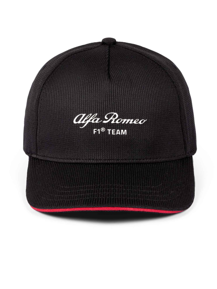 Alfa Romeo Berretto a Visiera Piatta F1 Team Nero 2023