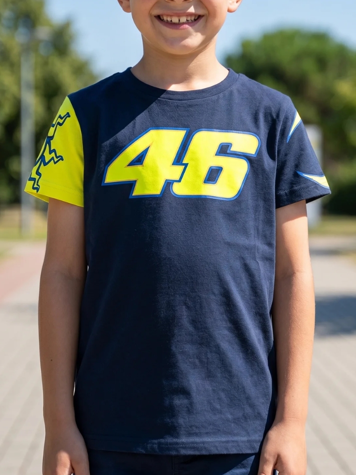 T-shirt Valentino Rossi VR46 Heritage Blu