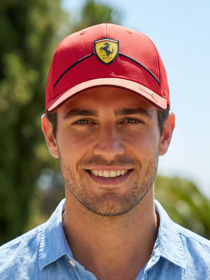 Ferrari Race Cappello uomo Rosso-1