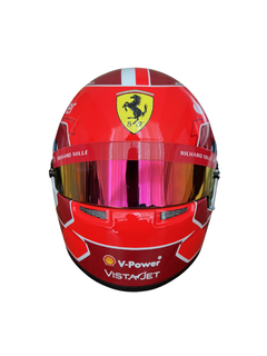 Casco Formula 1 in scala 1:2 Replica  Scuderia Ferrari  Charles Leclerc F1 2024-1