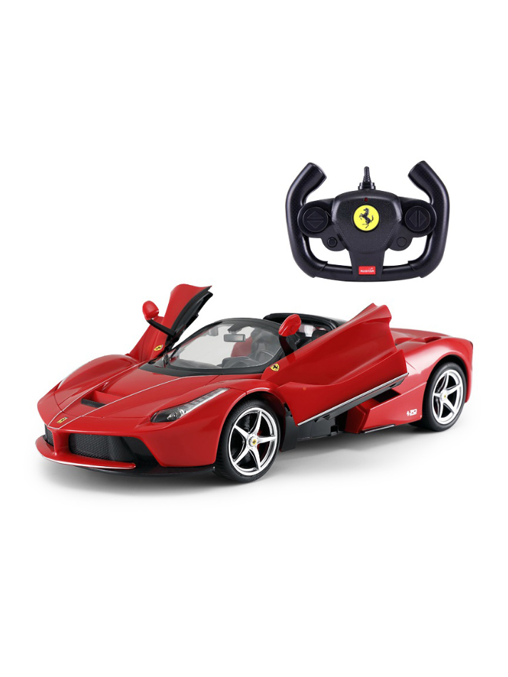 Macchina telecomandata Rastar - R/C control in scala 1:14 FERRARI LA FERRARI APERTA  with drift function red