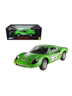 Modellino auto in scala 1:18 FERRARI ELITE HOT WEELS DINO 246 GT 1971-1