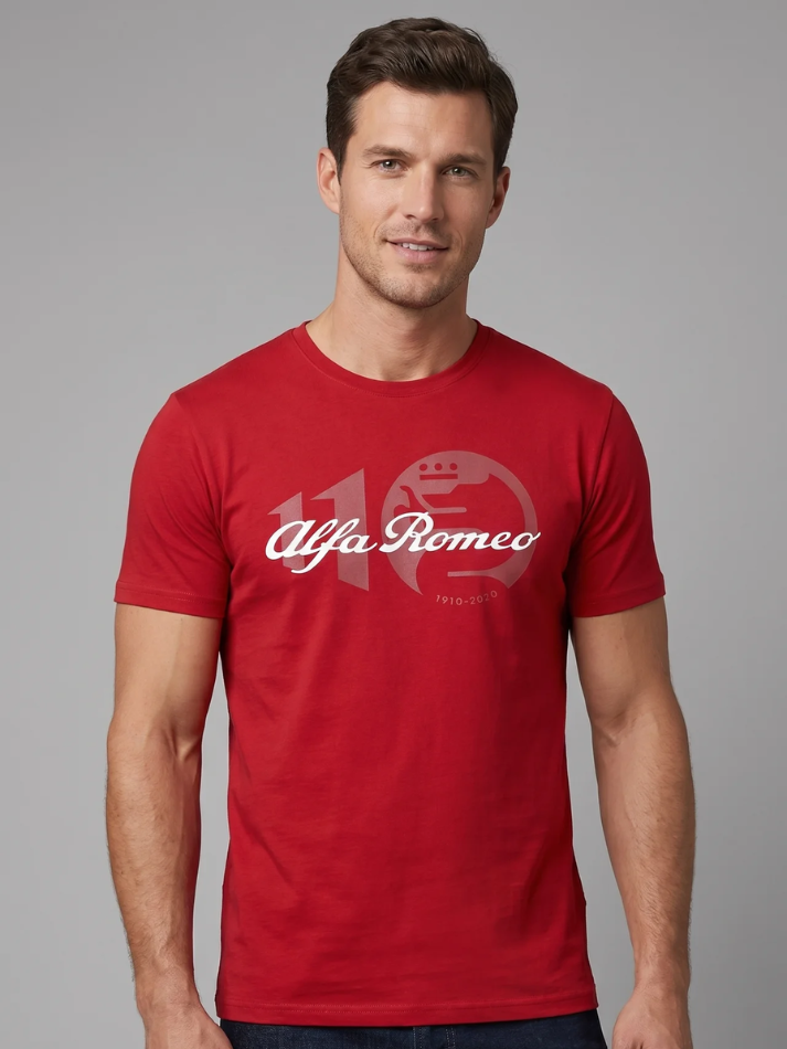 T-shirt Alfa Romeo 110 Classy Rossa-1