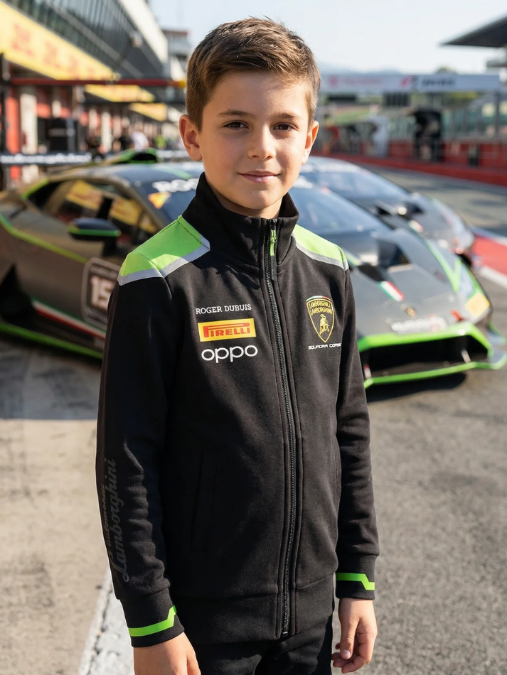 Felpa Bambino Automobili Lamborghini Squadra Corse