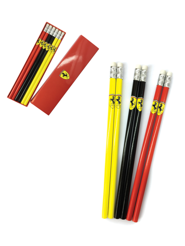 Scuderia Ferrari Set Matite Assortite 6 pcs-1