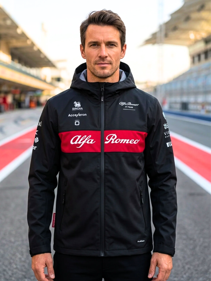 Giacca Uomo con cappuccio Alfa Romeo F1 Team 2023-1