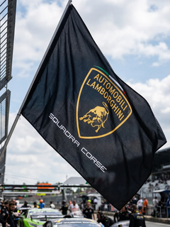 Bandiera Automobili Lamborghini Squadra Corse-1