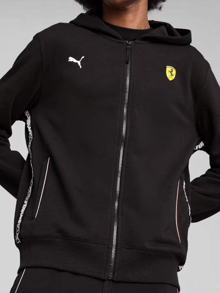 Ferrari felpa da uomo Race Sweat Jacket nera