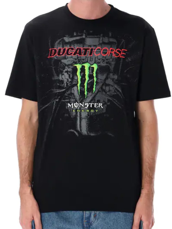 T-shirt Ducati dual Monster – Grey Heart-1