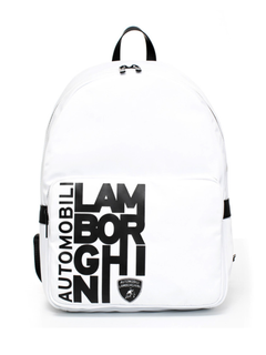 Automobili Lamborghini Zaino Bianco-2