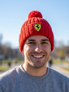 Scuderia Ferrari cappello invernale rosso-1