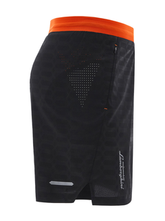Automobili Lamborghini Ozzie Boston Pantaloncino Corto ACTIVEWEAR 2024/25 Nero/Arancio-4