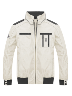 Maserati giacca estiva da uomo bianca-2