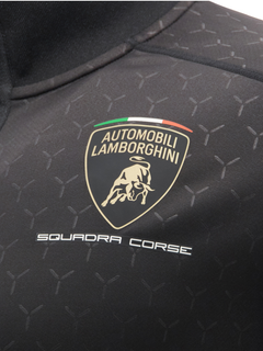 Felpa Zip Uomo Lamborghini Squadra Corse Super Trofeo 2026/27 Nero/Verde-5