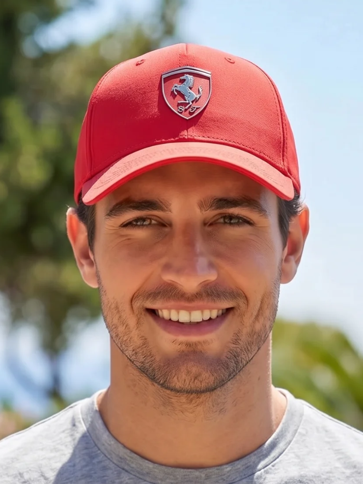 Ferrari Pro Low Curv Cappello Rosso Corsa