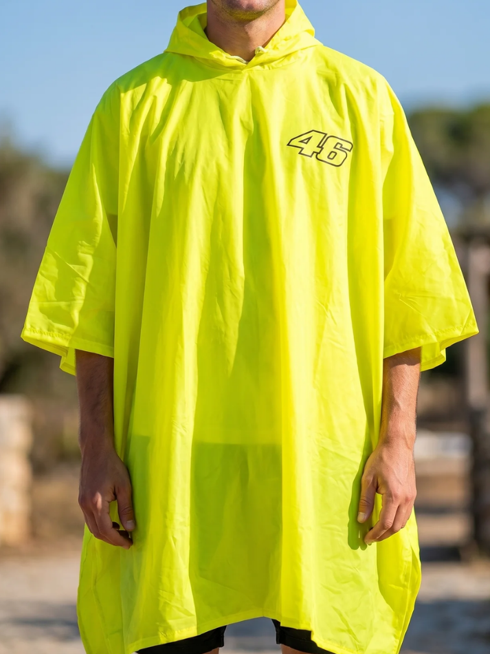 Vr46 Classic Poncho Sun & Moon Yellow fluo-1