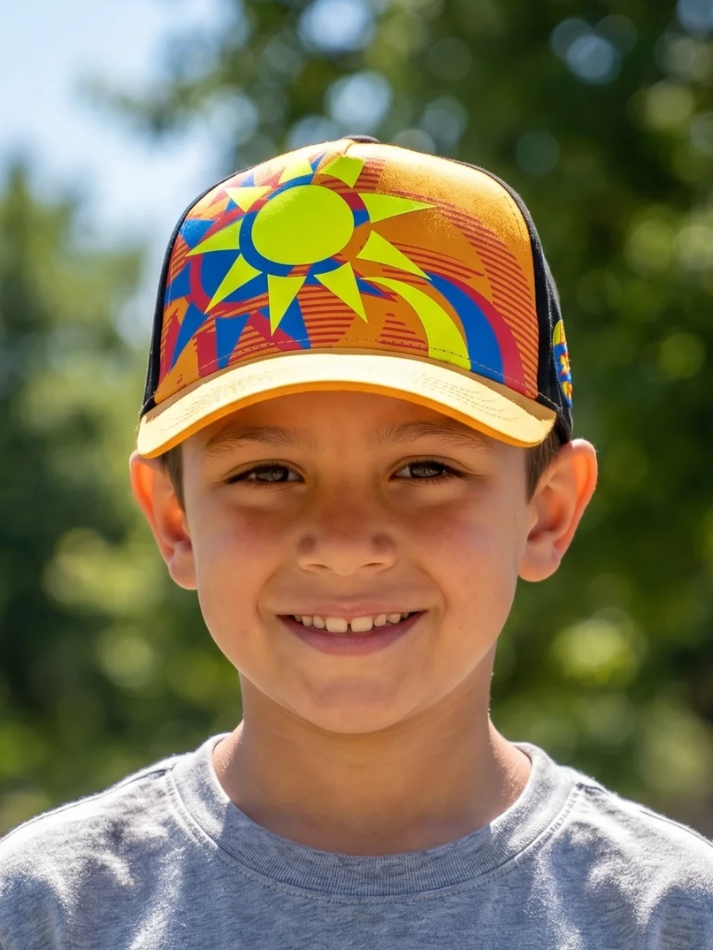 Cappellino VR46 Sole Luna Bambino Multicolore