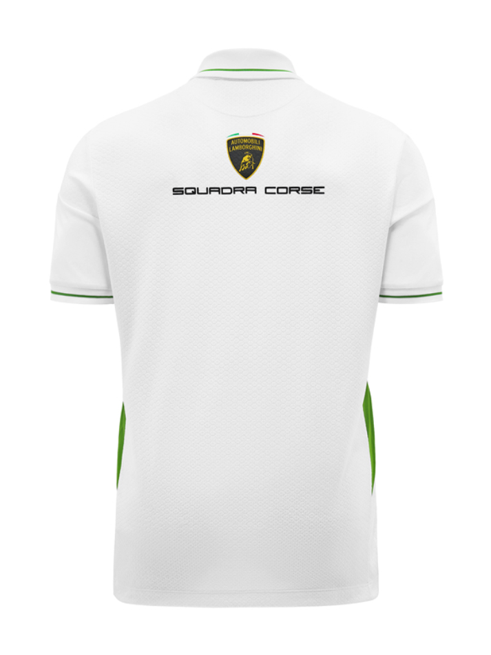 Polo Automobili Lamborghini Squadra Corse 2024/25 Bianco/Verde-3