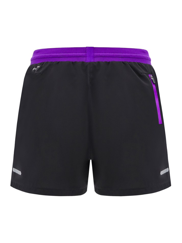 Automobili Lamborghini Donna Jules Pantaloncino Corto ACTIVEWEAR 2024/25 Nero/Viola-4