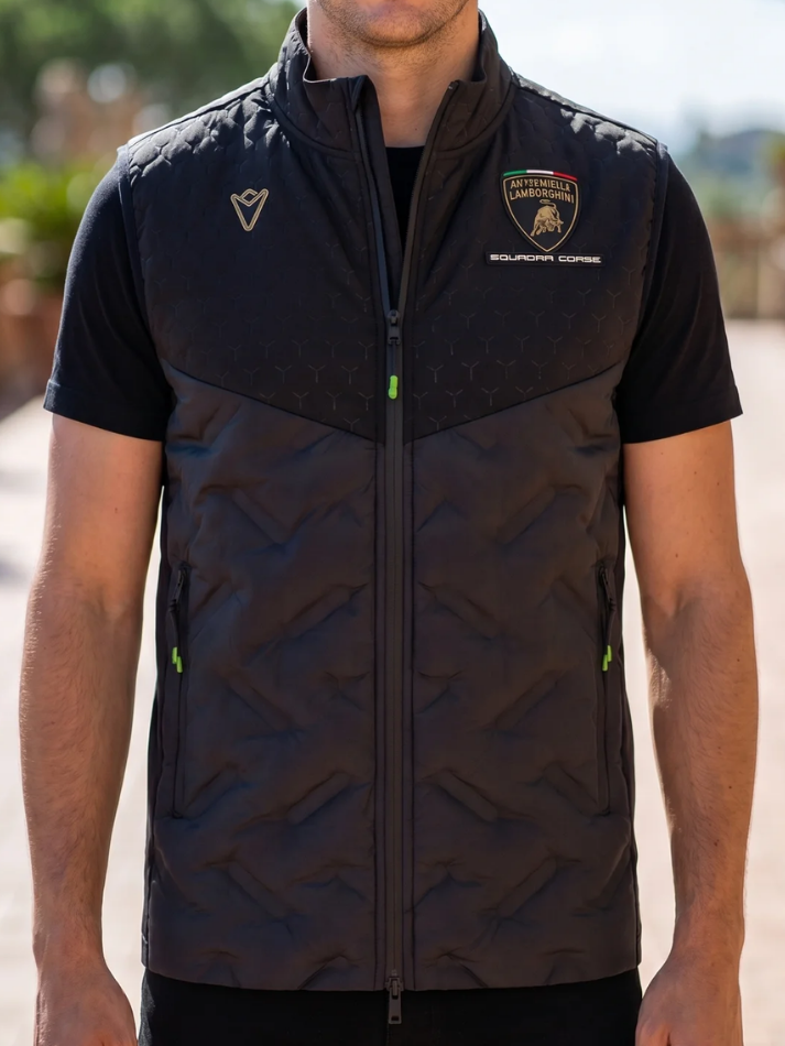Gilet Uomo Lamborghini Squadra Corse Super Trofeo 2026/27 Nero-1