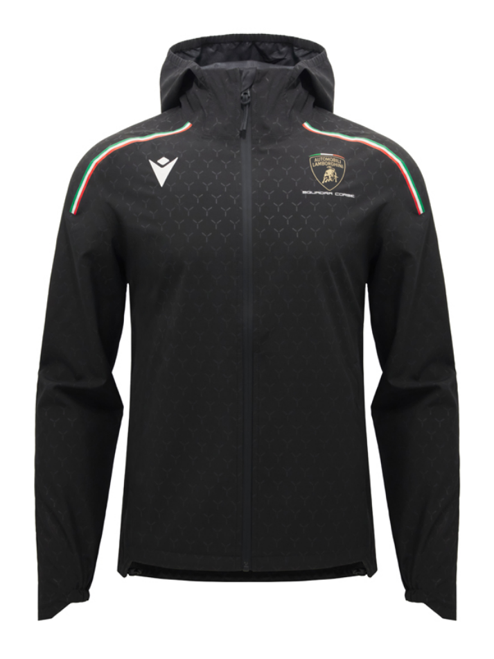 Rain Jacket Uomo Automobili Lamborghini SC63 2026/27 Nera-2
