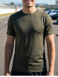 Automobili Lamborghini Dider Maglietta Principale ACTIVEWEAR 2024/25 Verde militare-1