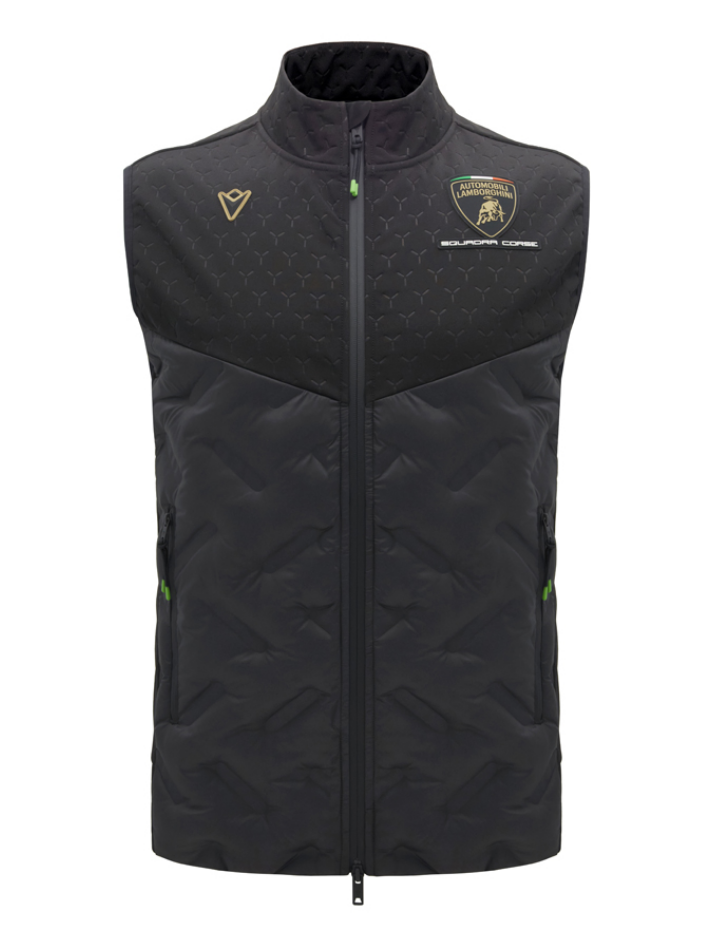Gilet Uomo Lamborghini Squadra Corse Super Trofeo 2026/27 Nero-2