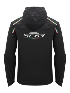 Rain Jacket Uomo Automobili Lamborghini SC63 2026/27 Nera-3