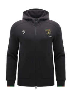Felpa Zip Uomo Lamborghini Squadra Corse SPORTSWEAR 2026/27 Nero-2