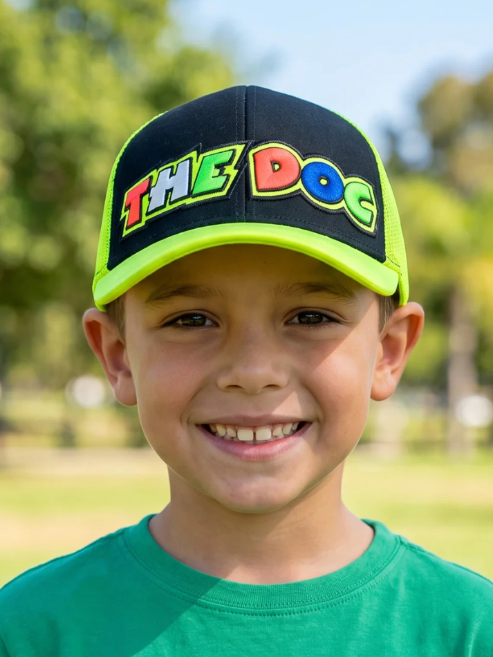 Cappellino Vale46 Bambino Fluo