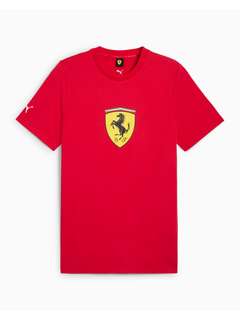 Ferrari t-shirt Race uomo rossa con scudetto-2