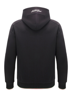 Felpa Zip Uomo Lamborghini Squadra Corse SPORTSWEAR 2026/27 Nero-3