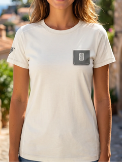 T-hirt Maserati da donna Sleeve white-1