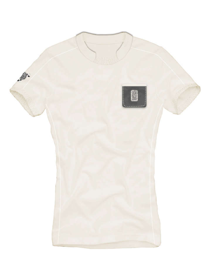 T-hirt Maserati da donna Sleeve white